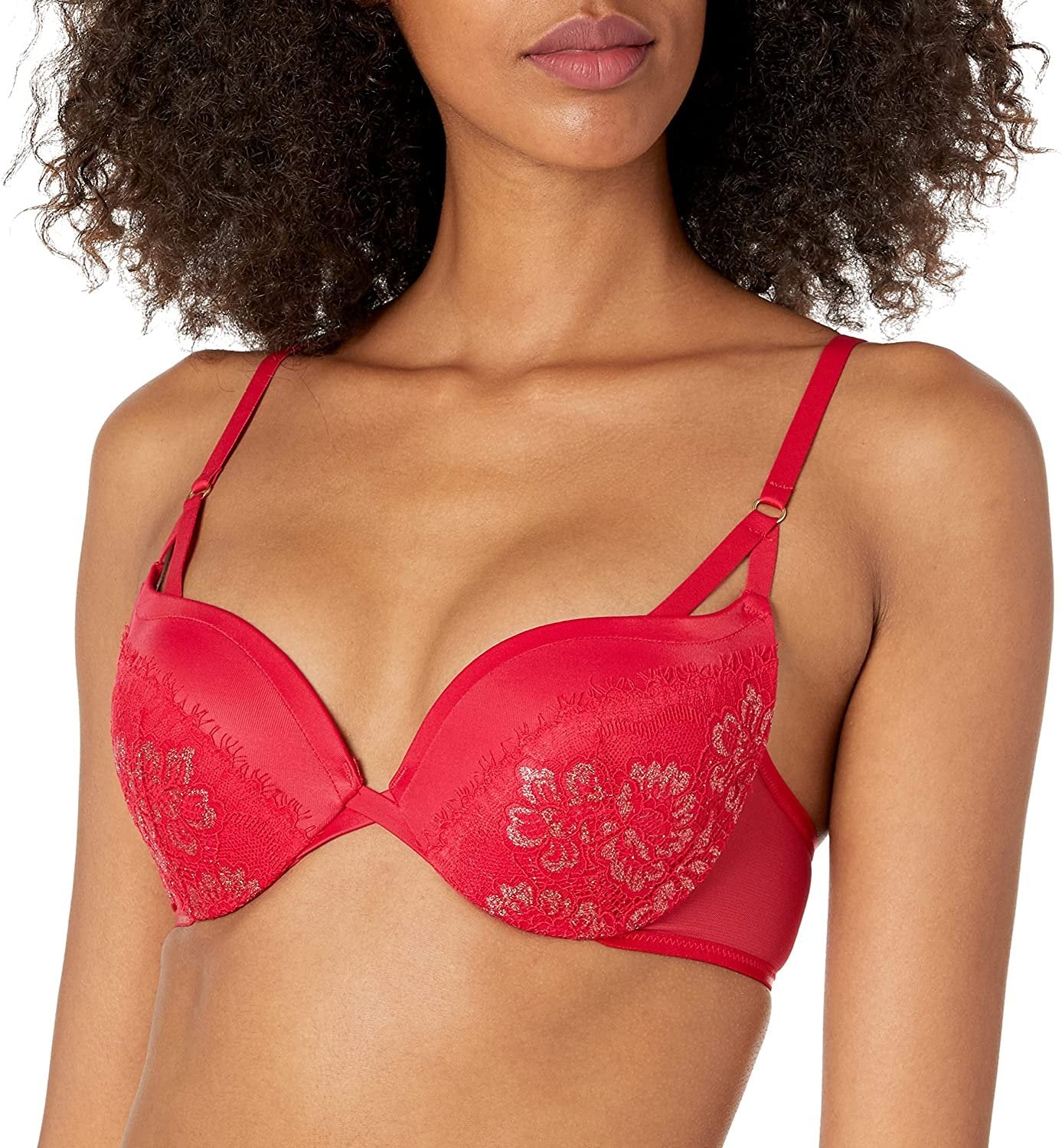 Maidenform Women's Love The Lift Plunge Push Up & in Demi Bra Dm9900