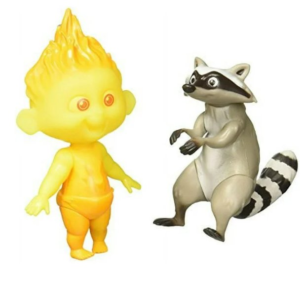 Incredibles 2 Champion Series Action Figures - Jack-Jack & Raccoon