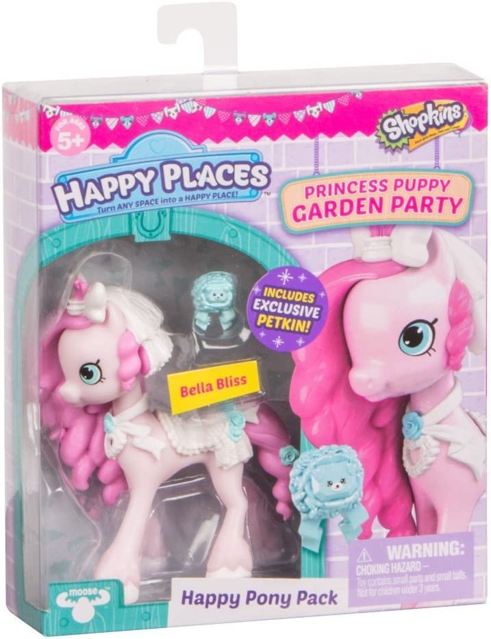 Shopkins Happy Places Lil Shoppie Pack Bella Bliss - Princess Puppy garden Party