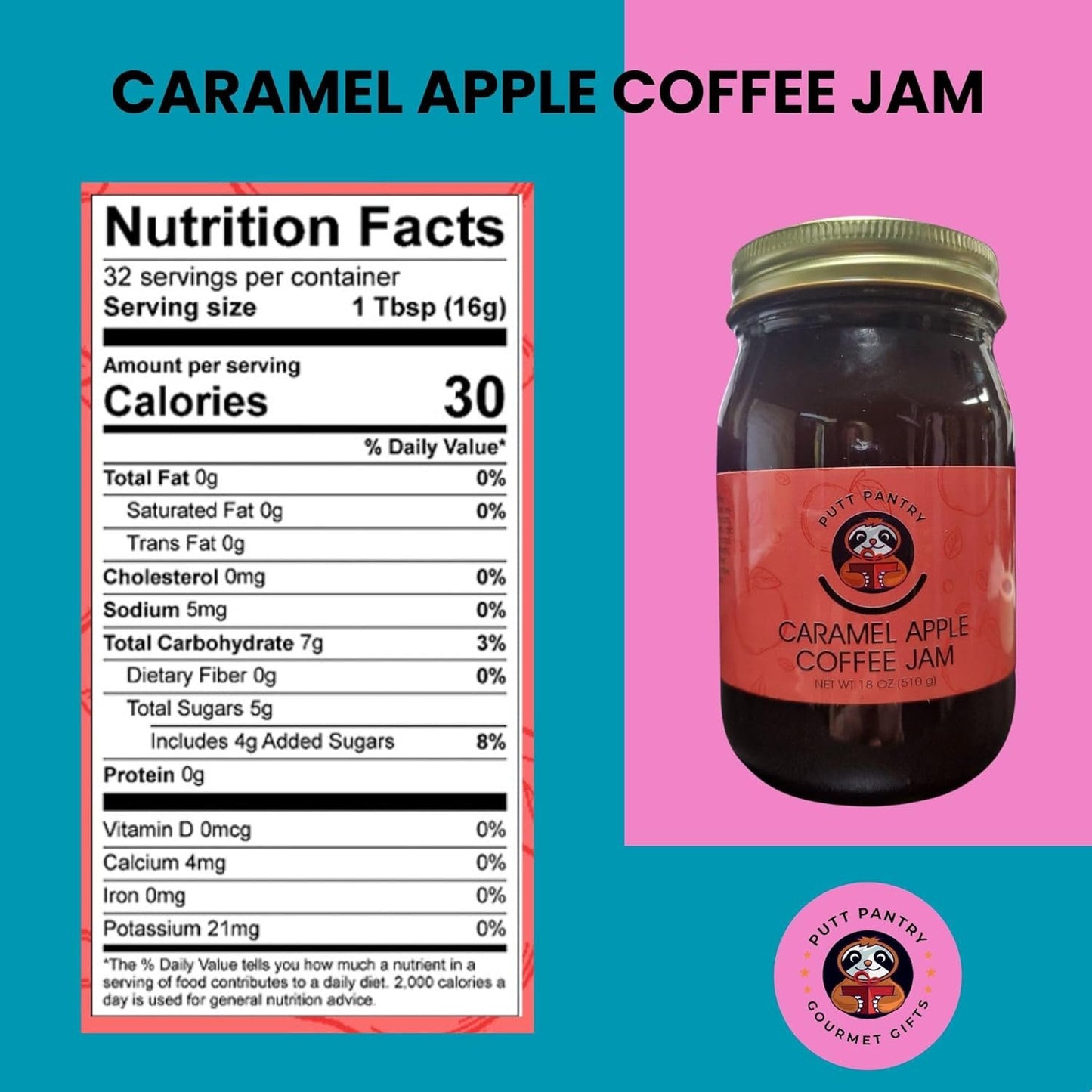 Putt Pantry Gourmet Jam Jelly Spread