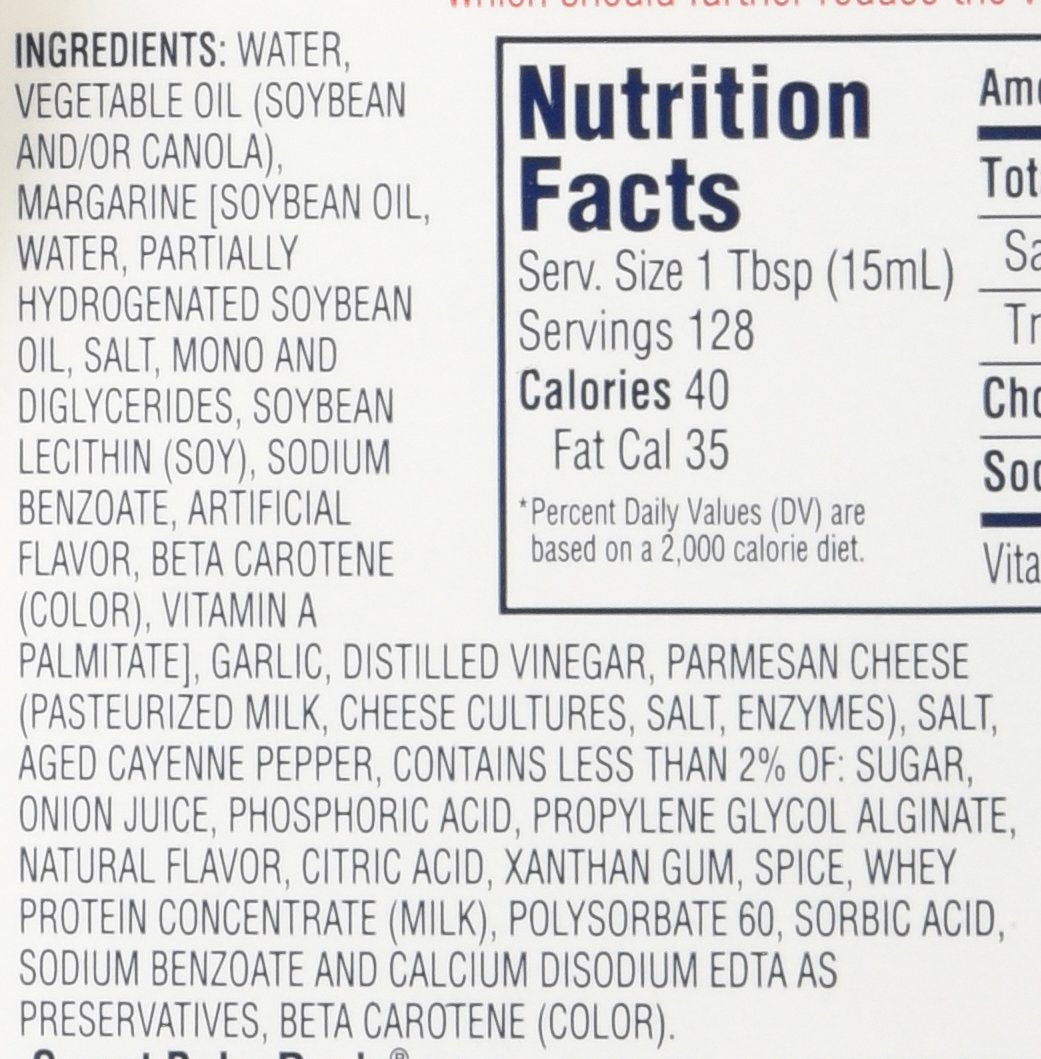 Sweet Baby Rays Garlic Parmesan Wing Sauce - 64 Oz. Jug (1) - PuttPantry