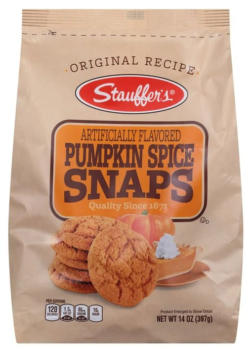 Stauffer's Cinnamon Apple, Pumpkin Spice & Ginger Snaps Variety 3 Pack, 14 oz. Bags