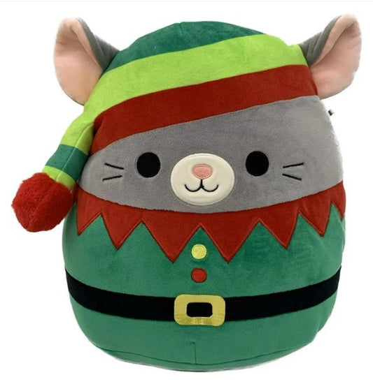 Squishmallows 12-inch Misty Mouse with Green Elf Outfit Child's Ultra Soft Plush