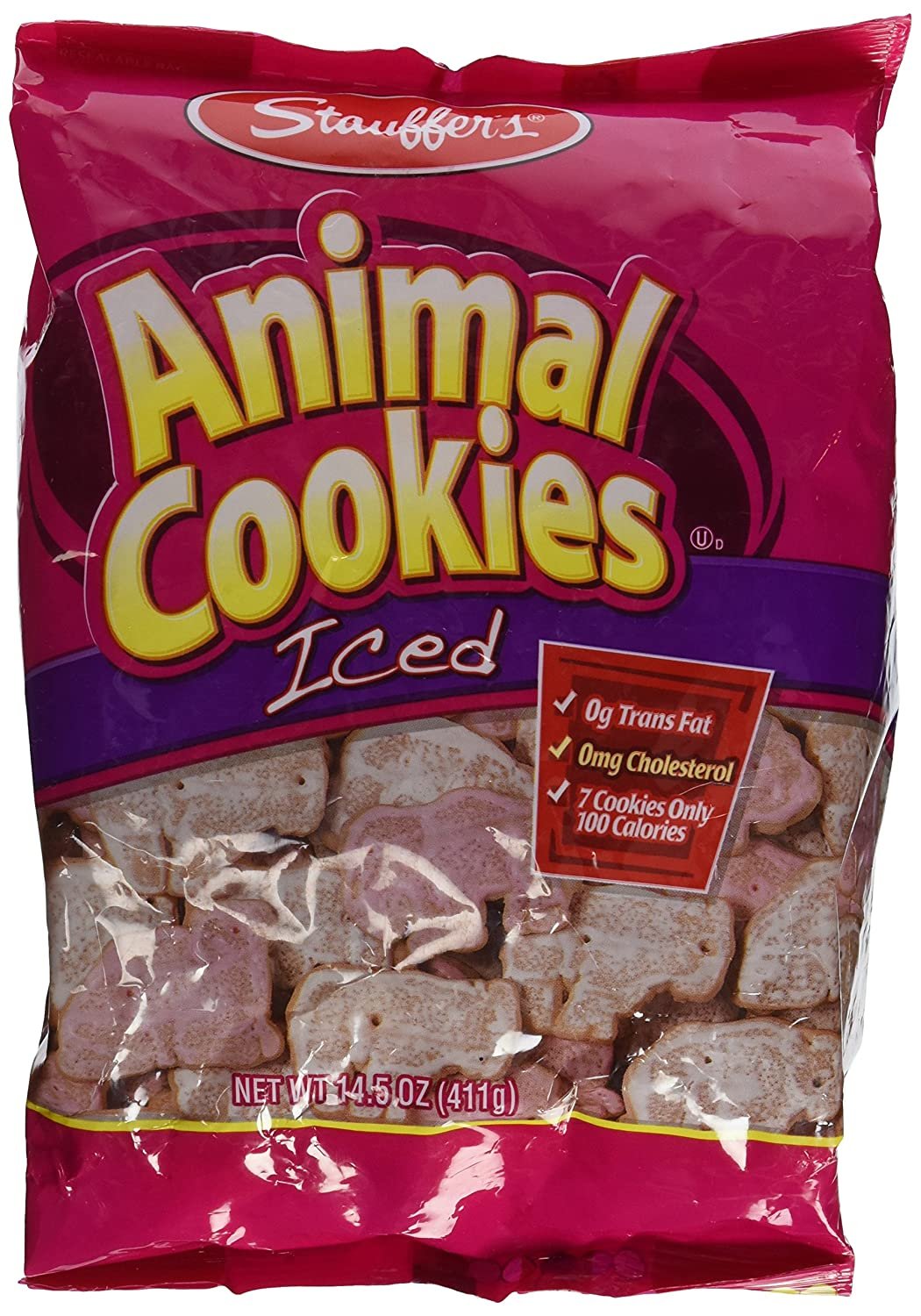 Stauffer's Animal Crackers Party Assortment, Original 16 oz Bag, Chocolate 14.5 oz Bag, Iced 14.5 oz Bag