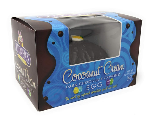Zitner's Chocolate Cocoanut Cream Egg 16 Oz (1lb Egg)