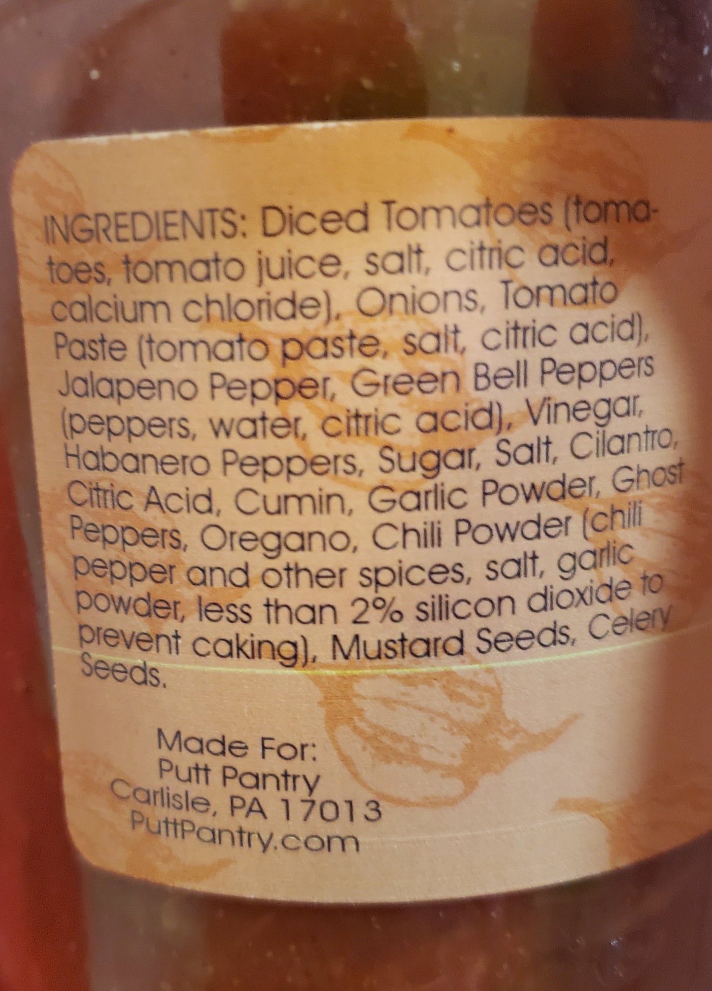 Putt Pantry Salsa Variety 3 Pack Bundle - Includes Ghost Pepper Salsa, Black Bean and Corn Salsa and Peach Salsa, 16 oz jar of each flavor