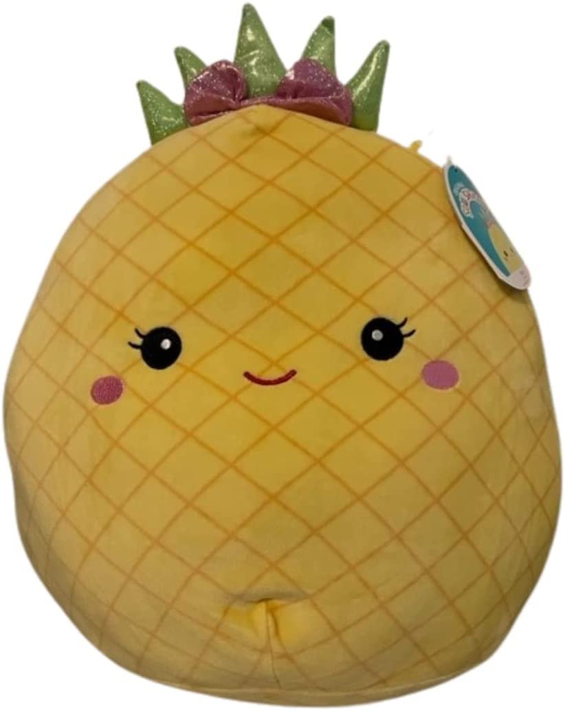 Squishmallows 8 Inch Maui Girl Pineapple (with Bow) | Official Kellytoy Soft Plush