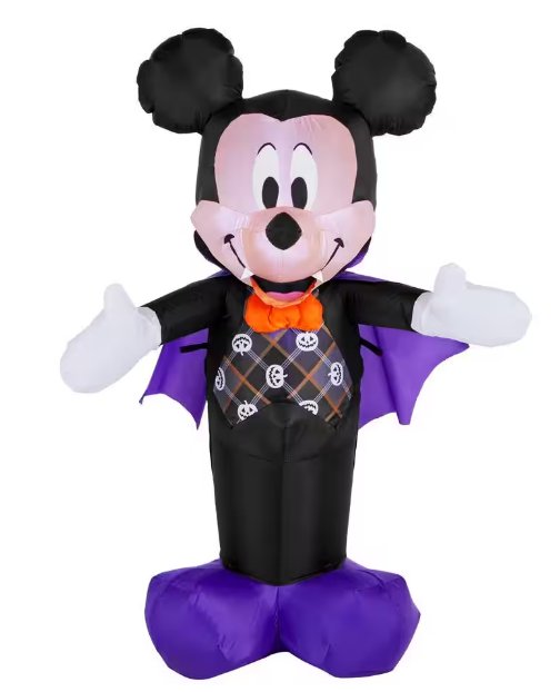 Mickey Mouse Airblown Inflatable 3.5 feet tall with Pumpkin Vest