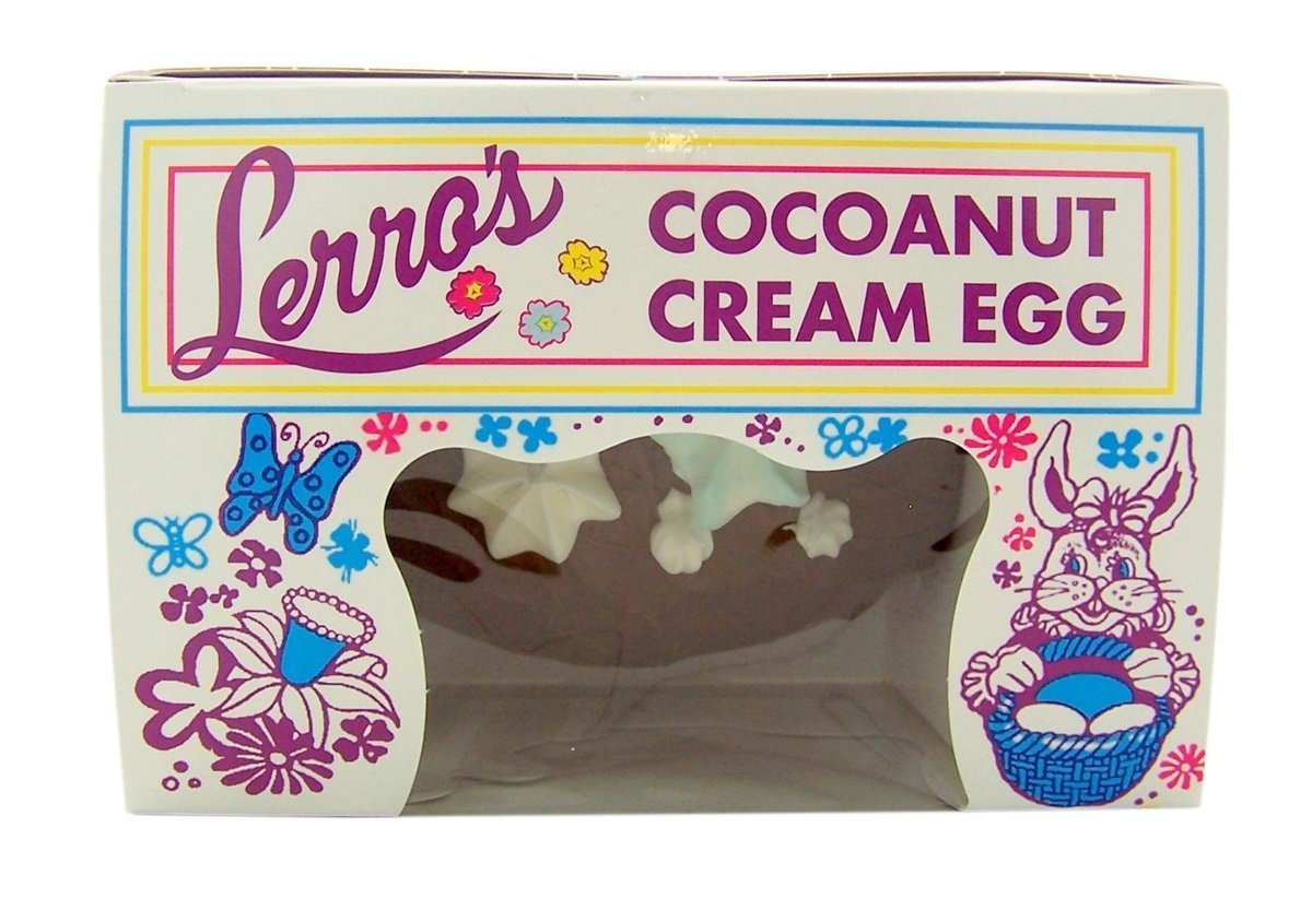 Lerro's Milk Chocolate Coconut Cream Filled Easter Egg, 16 oz