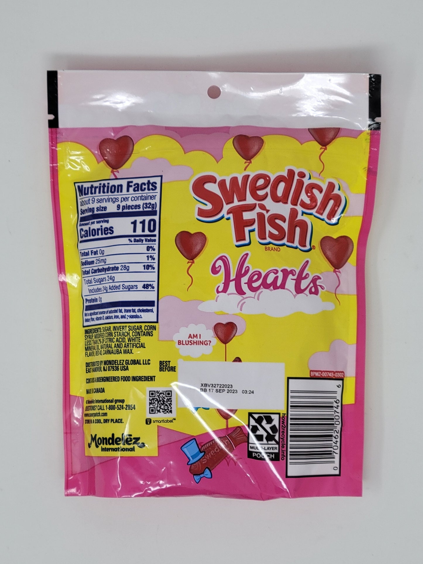 Swedish Fish Hearts Soft & Chewy Candy, 10 oz 2pk