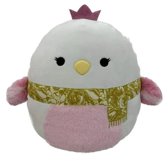 Squishmallows 12-inch Alyssa Pink Swan with Scarf Child's Ultra Soft Plush