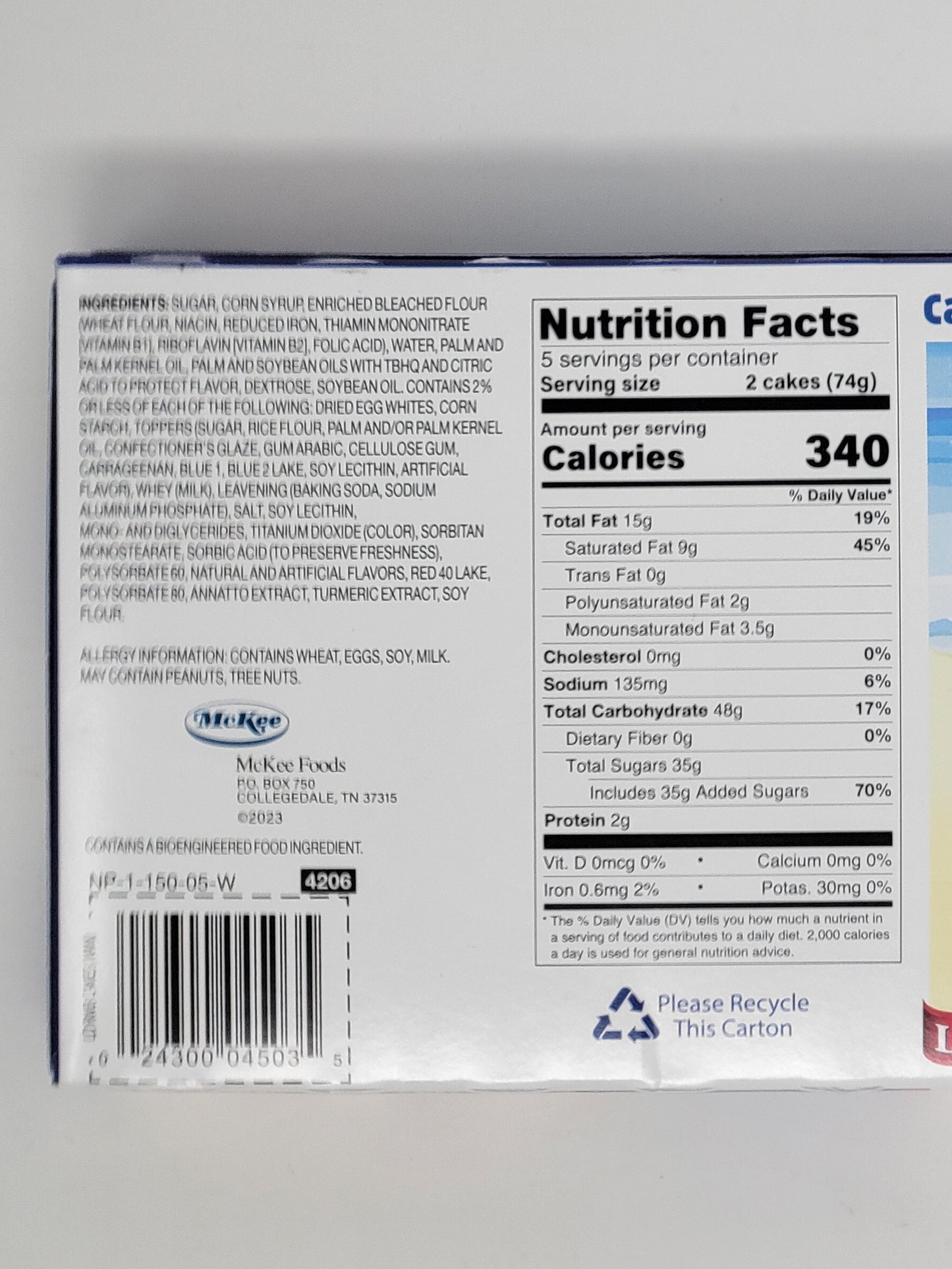 Little Debbie Red White and Blue Bundle, Chocolate cake, Vanilla Cake and Brownie, 1 box of Each