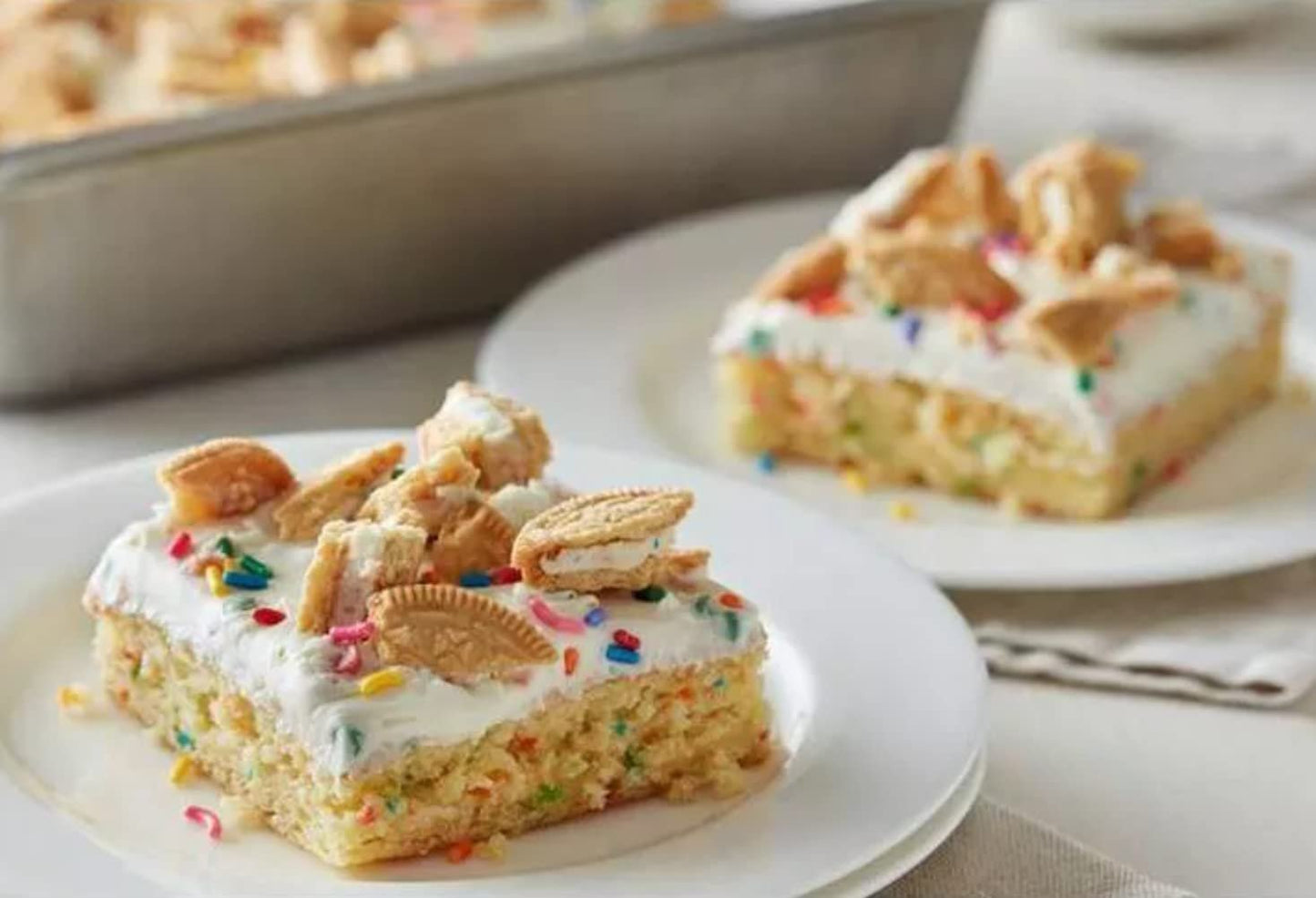 Betty Crocker Super Moist Party Rainbow Chip Cake Mix and Betty Crocker Rainbow Chip Frosting Bundle - 2 of Each - 4 Items "There's Pudding in the Mix"