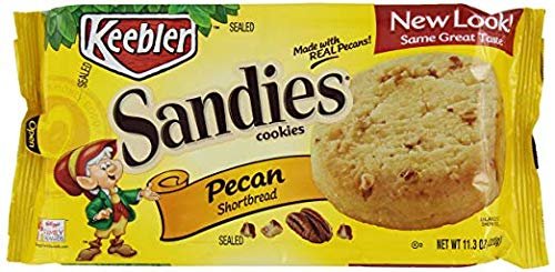 Keebler Pecan Sandies Shortbread Cookies, Pack of 2