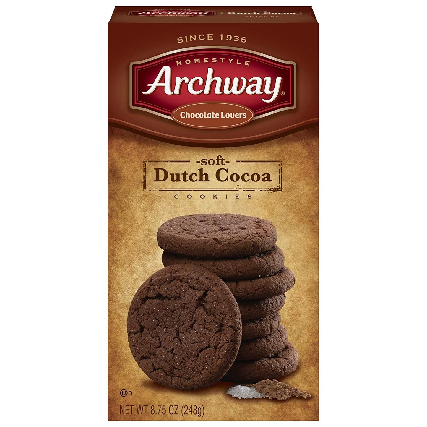 Archway Dutch Cocoa Soft Cookies, Pack of 4