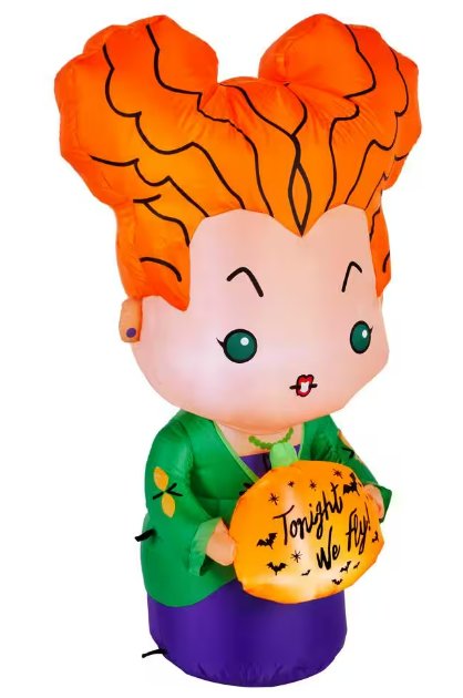 Airblown Disney Hocus Pocus Winifred Sanderson Light Up Inflatable