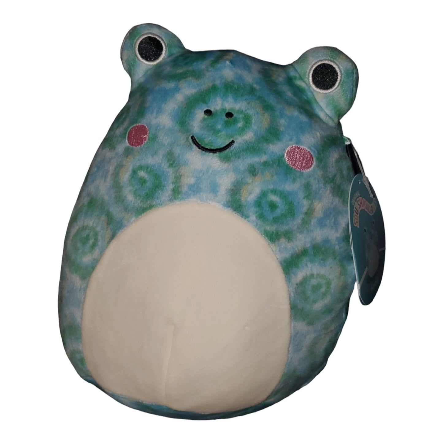 Squishmallow Official Kellytoy Ferdie Tie Dye Frog | 8 Inch | Ultra Plush Toy