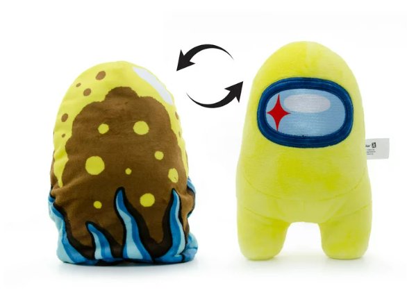 Among Us Shapeshifter Plush 7" Yellow