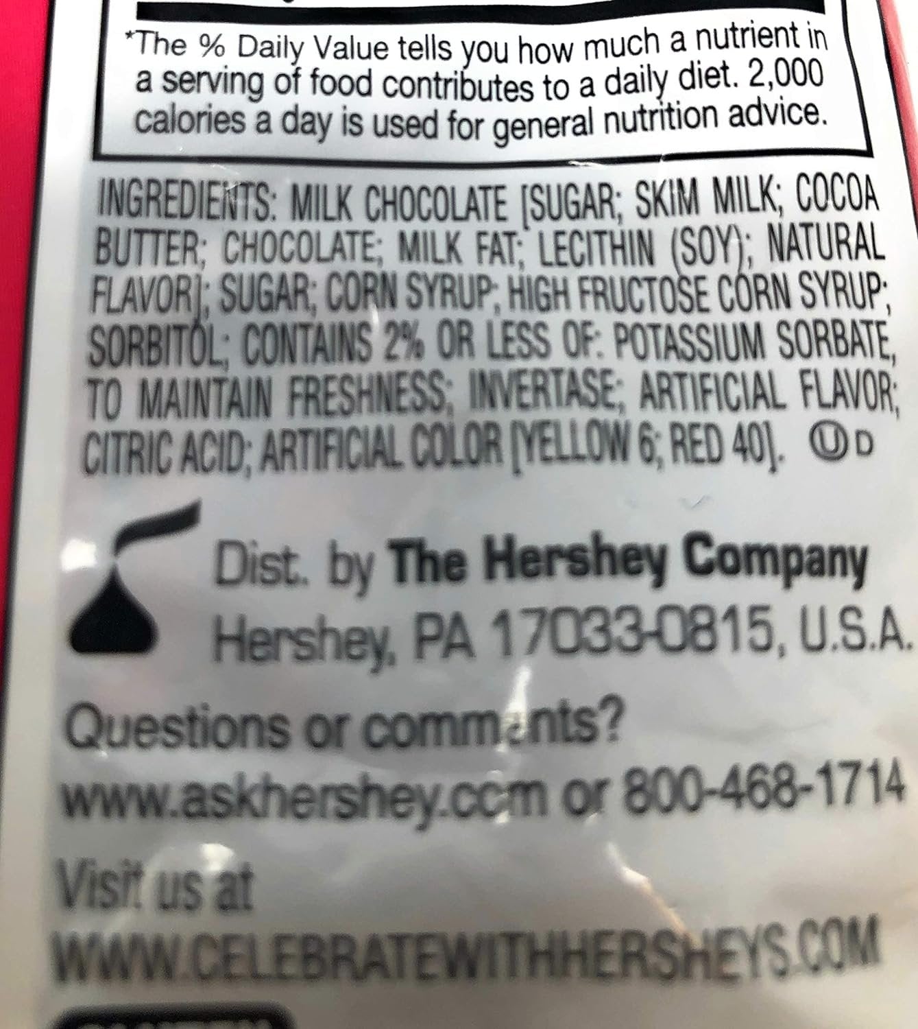 Hersheys Cherry Cordial Kisses 4 pack