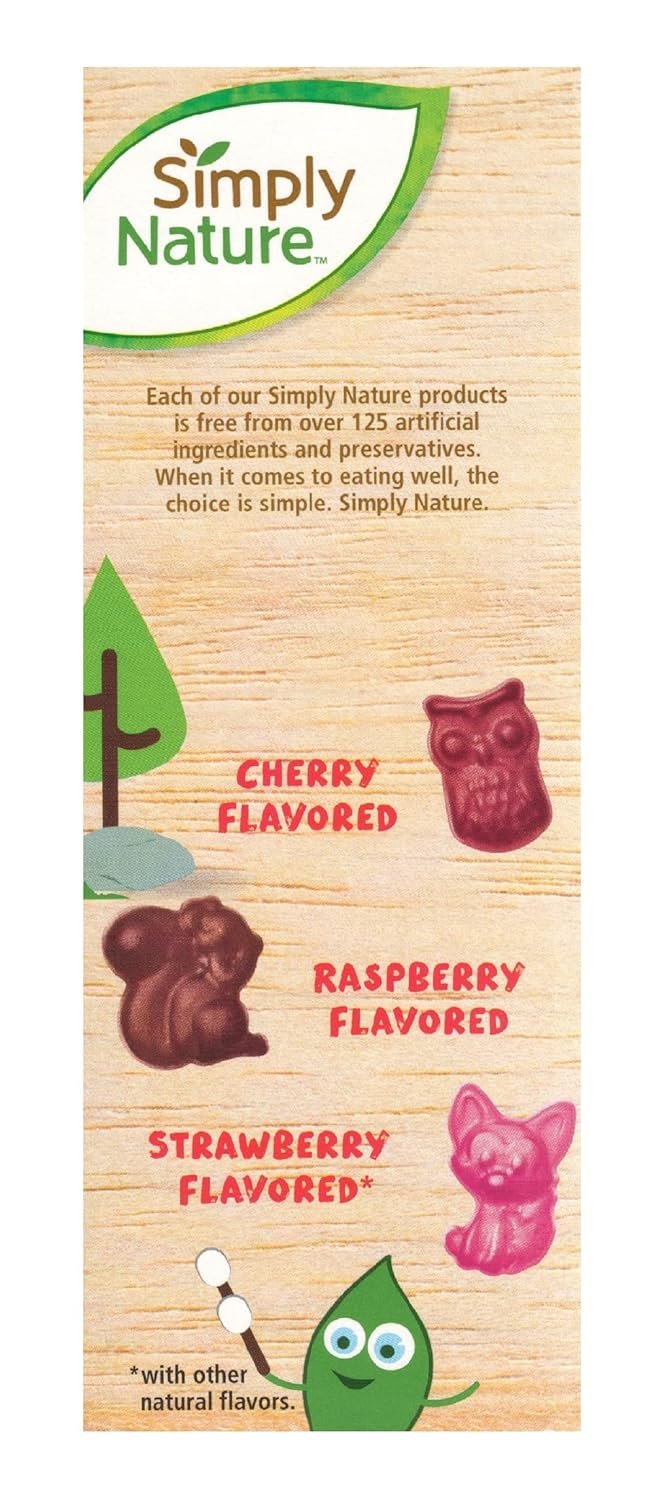 Simply Nature Organic Mixed Berry Fruit Snacks, 9.6 oz (Pack of 3)