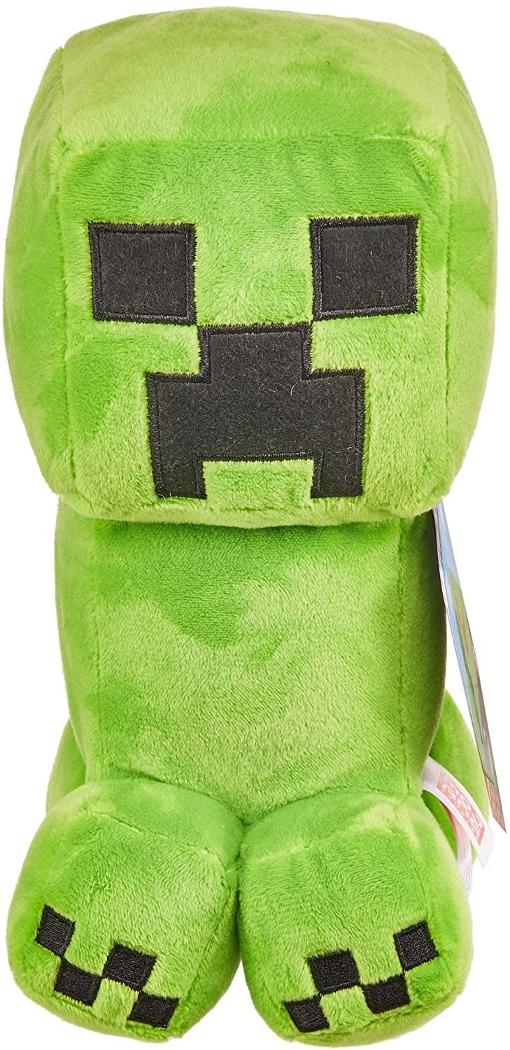 Minecraft Plush 8-in Creeper Character Doll, Soft, Collectible Gift for Fans Age 3 and Older