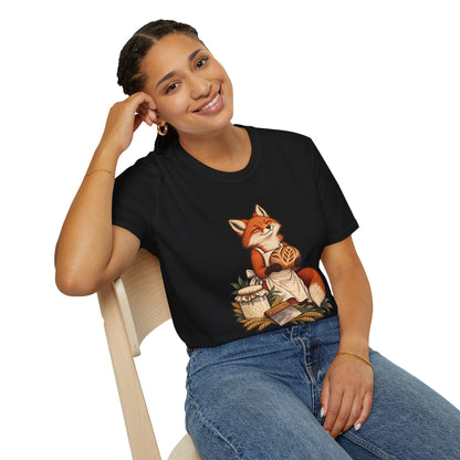 Sourdough Baker T-Shirt | Fox and Fresh Bread Art