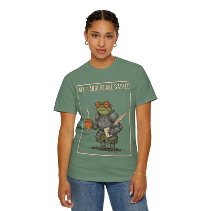 My Flabbers Are Gasted frog knight T-Shirt | Fantasy frog art