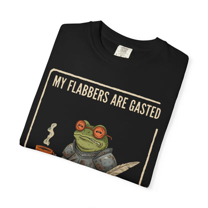 My Flabbers Are Gasted frog knight T-Shirt | Fantasy frog art