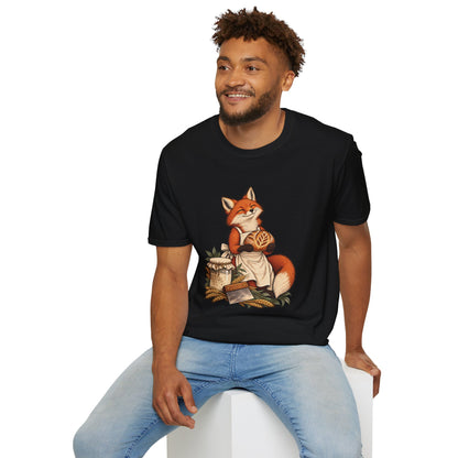 Sourdough Baker T-Shirt | Fox and Fresh Bread Art
