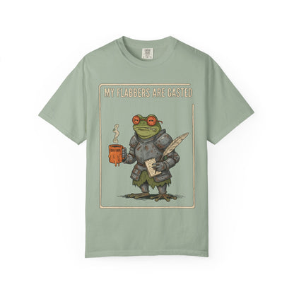 My Flabbers Are Gasted frog knight T-Shirt | Fantasy frog art