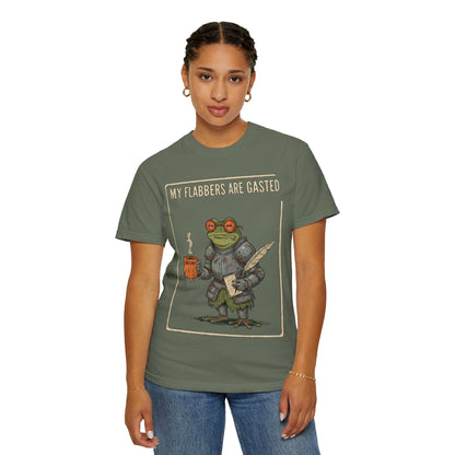 My Flabbers Are Gasted frog knight T-Shirt | Fantasy frog art