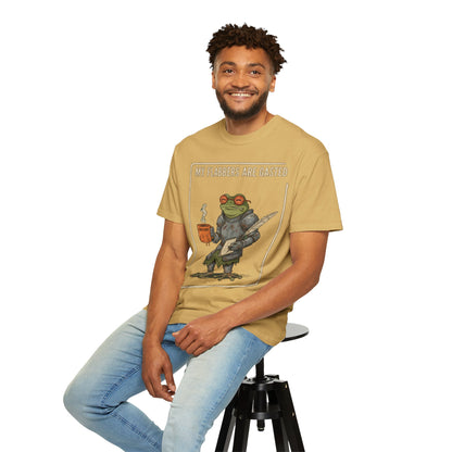 My Flabbers Are Gasted frog knight T-Shirt | Fantasy frog art