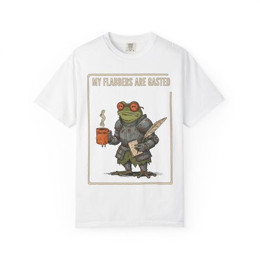 My Flabbers Are Gasted frog knight T-Shirt | Fantasy frog art