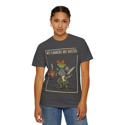 My Flabbers Are Gasted frog knight T-Shirt | Fantasy frog art