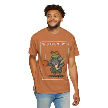My Flabbers Are Gasted frog knight T-Shirt | Fantasy frog art
