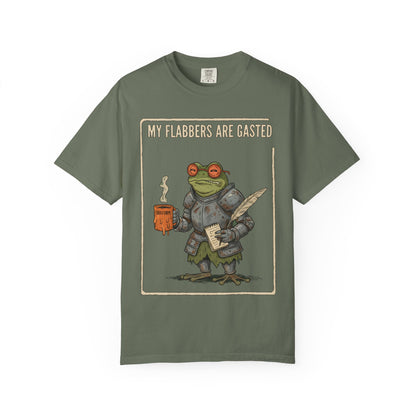 My Flabbers Are Gasted frog knight T-Shirt | Fantasy frog art