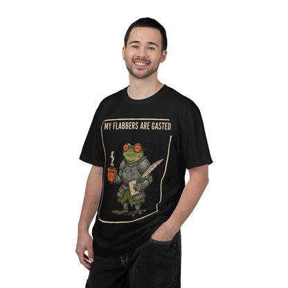 My Flabbers Are Gasted frog knight T-Shirt | Fantasy frog art