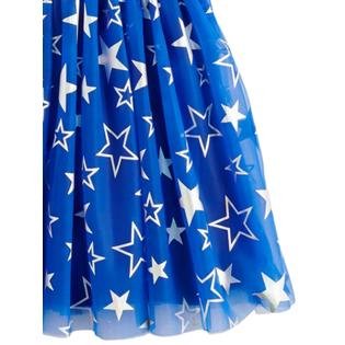 Disney Patriotic Minnie Mouse Girls Strap Dress, Large 14