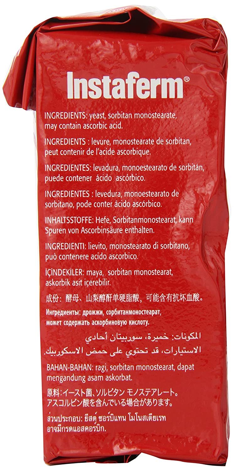 Lallemand Instaferm Instant Dry Yeast Leavening Agent, Red, 15.88 Oz (2 pack)