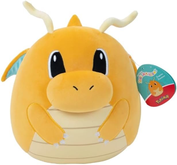 Squishmallows Pokemon 10 inch Dragonite Plush Toy Pokemon Toy