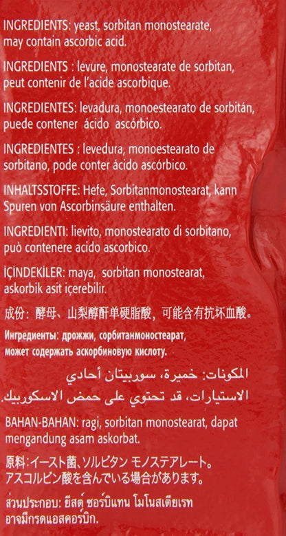 Lallemand Instaferm Instant Dry Yeast Leavening Agent, Red, 15.88 Oz (2 pack)