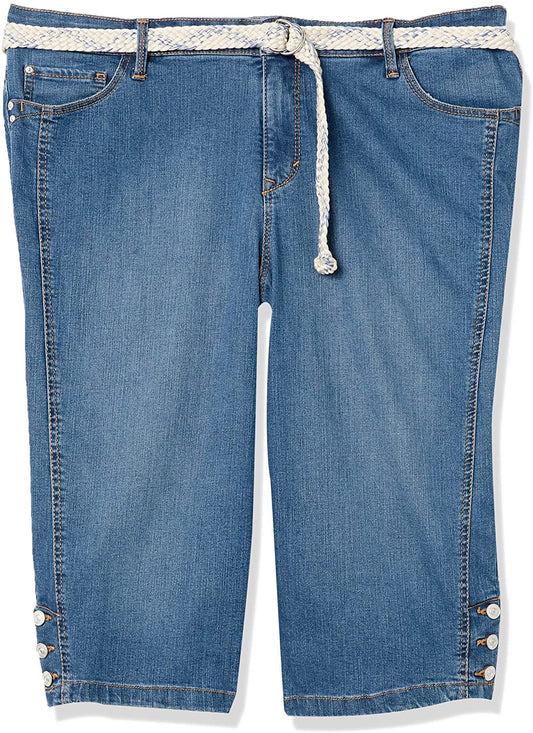 Gloria Vanderbilt Women's Mila Belted Skimmer Short