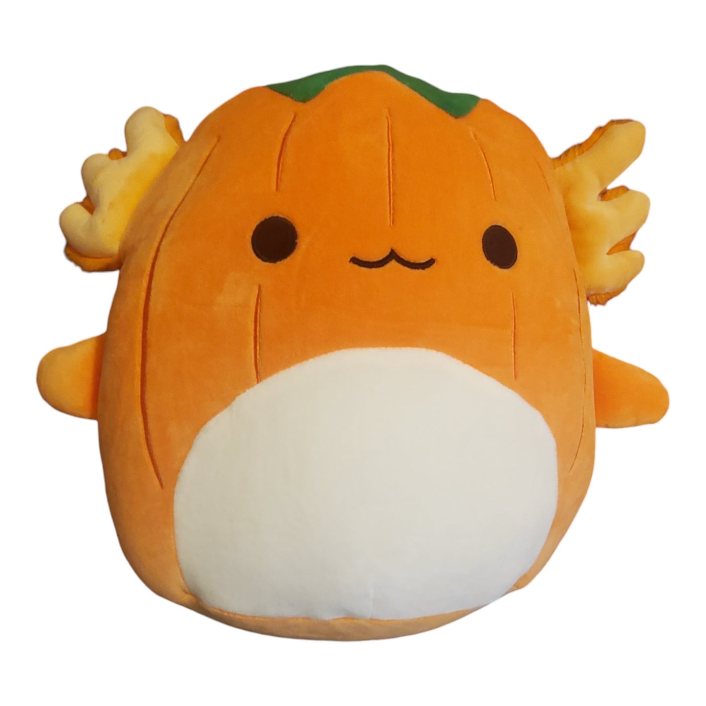 Squishmallows 10 inch Gabin Axolotl in a Pumpkin Costume