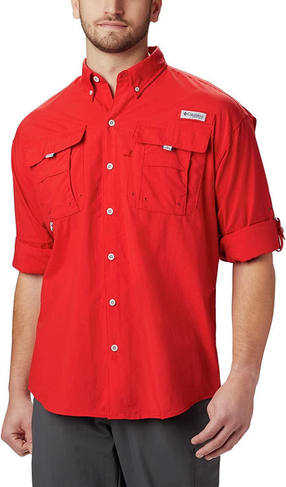Columbia Men's PFG Bahama II UPF 30 Long Sleeve Fishing Shirt