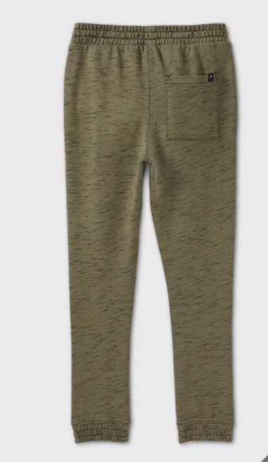 Art Class Kids Forest Ranger Green Joggers, Size L (12/14)