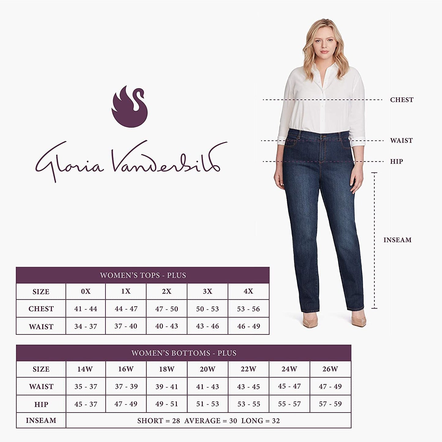 Gloria Vanderbilt Women's Misses Amanda Classic High Rise Tapered Jean, Marine Navy, 12 Short