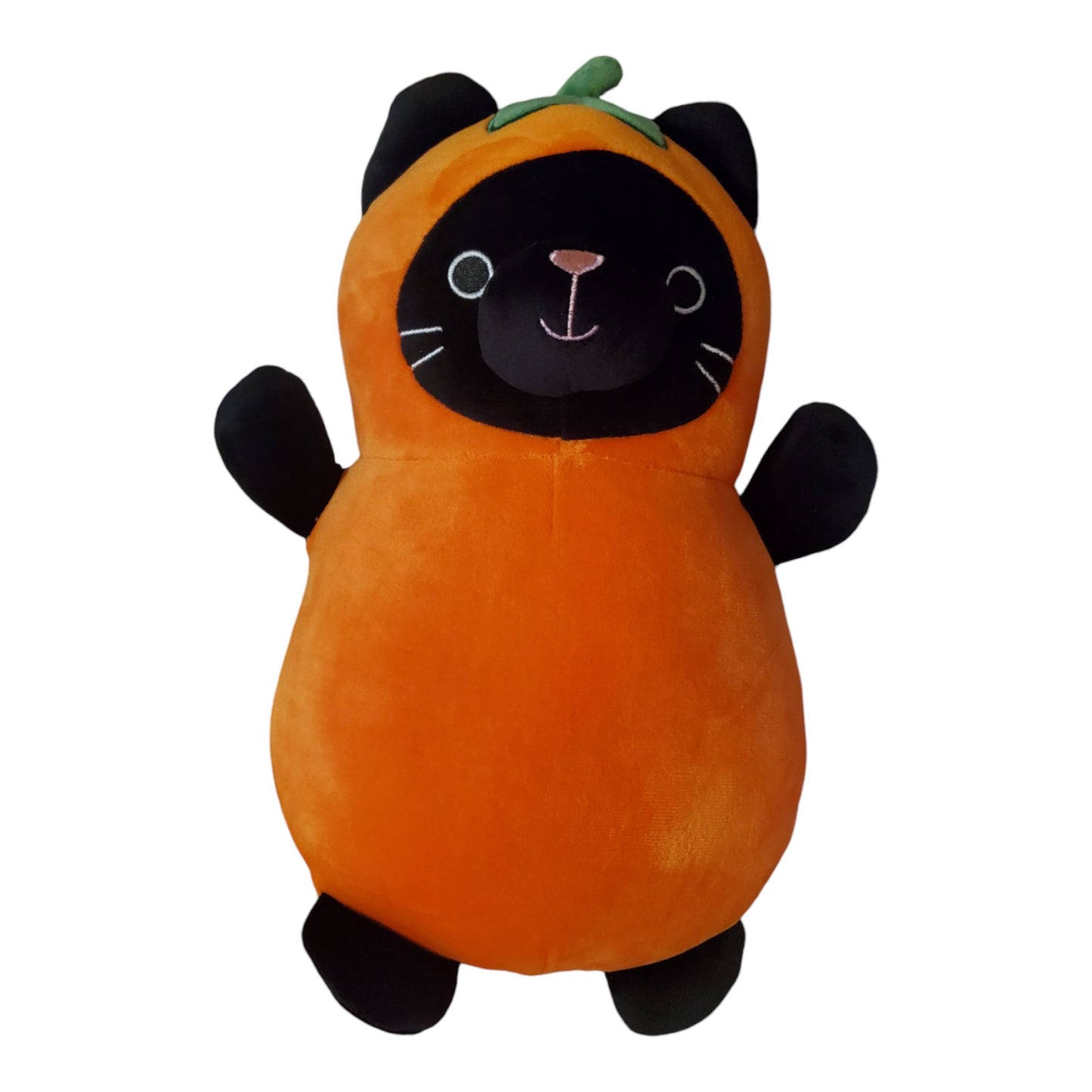 Squishmallows Hugmee 10 inch Calio Black Cat in a Pumpkin Costume