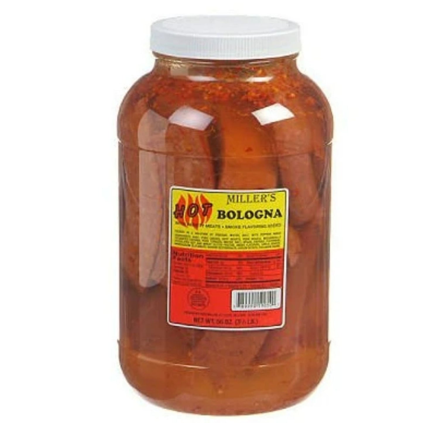 Miller's Hot Bologna, 56 oz. deluxe jumbo jar