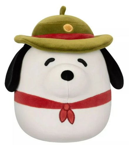 SQUISHMALLOWS 8" Peanuts - Snoopy in Beagle Scout Outfit