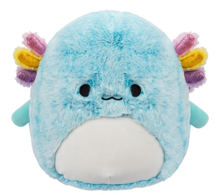 Squishmallows FuzzAMallows 12 inch Irina the Teal Axolotl - Child's Ultra Soft Stuffed Animal Plush Toy